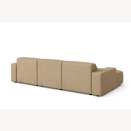 Olio Selezione Sofa w kształcie litery L Tkanina Raven 34